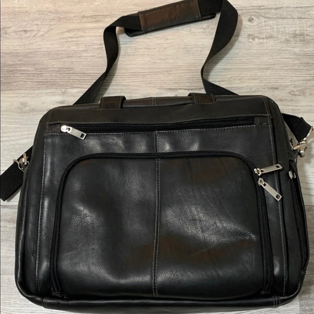 Leather briefcase